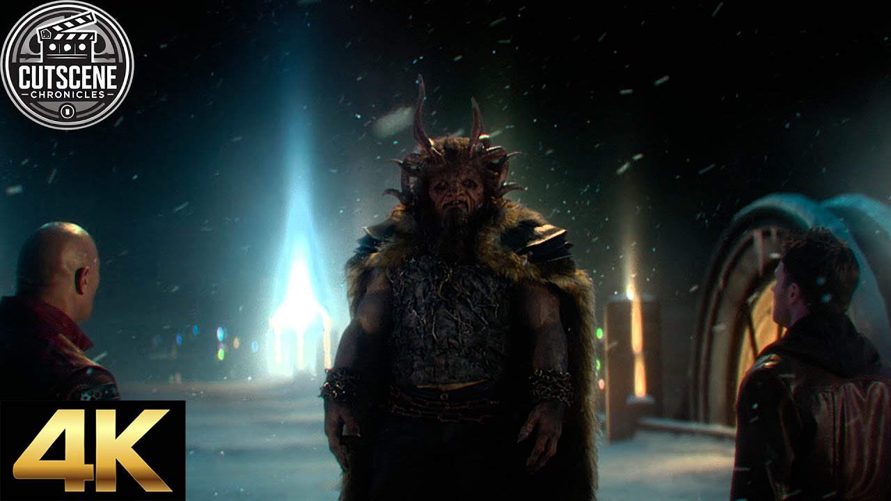 [4K UHD] Callum Drift & Krampus Team Up Against Gryla CUTSCENE | Red One (2024)