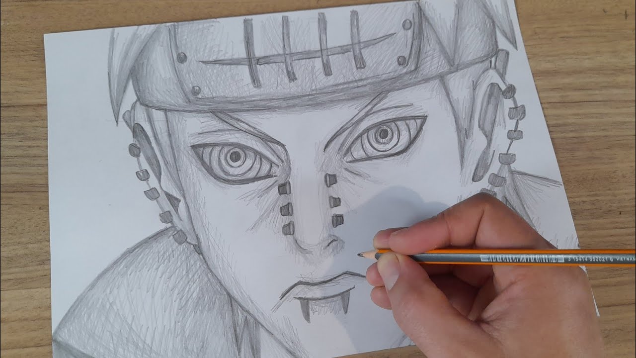 FACIL DE DESENHAR COMO DESENHAR PAIN da AKATSUKI