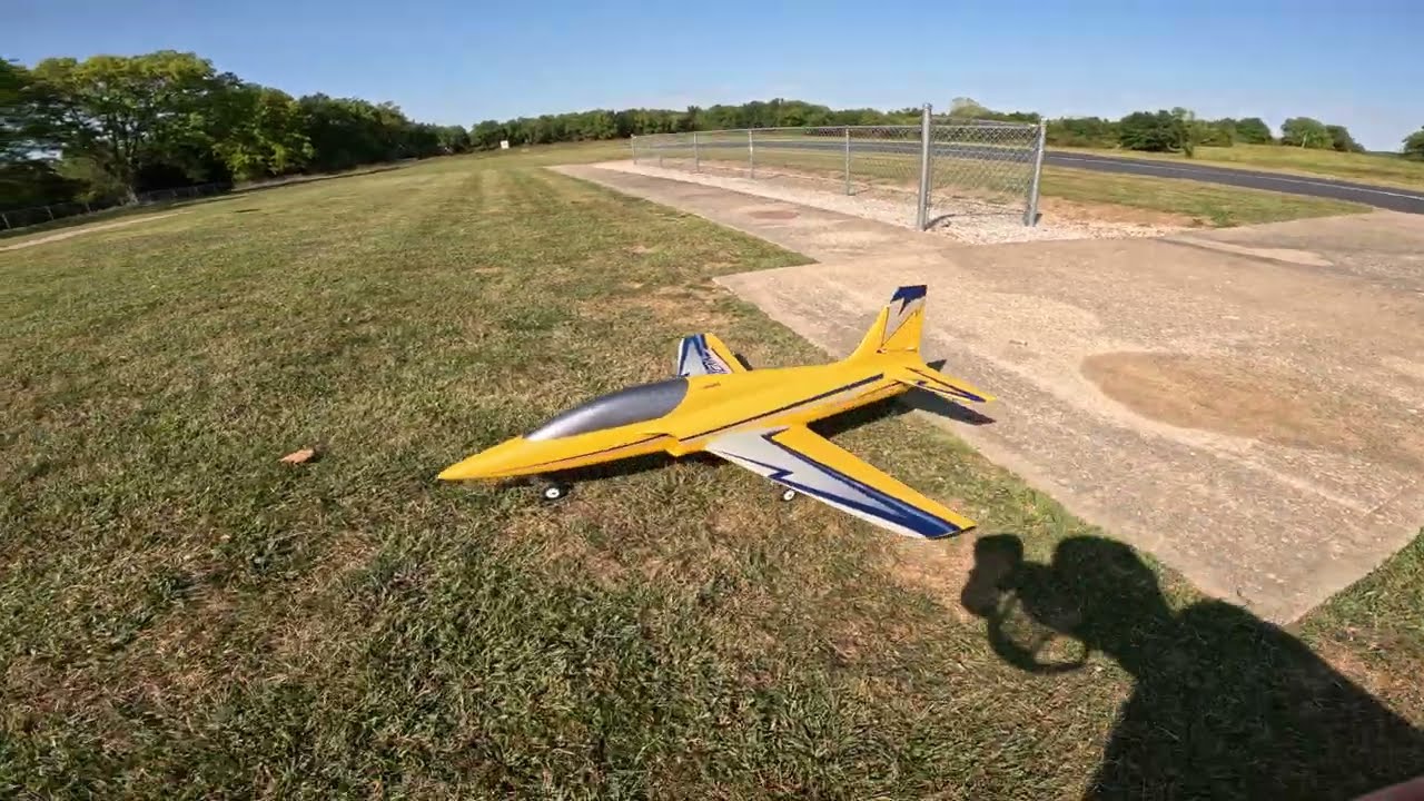 FreeWing Vulcan 70 mm 6s high performance @ 2ft off ground low pass flight 5