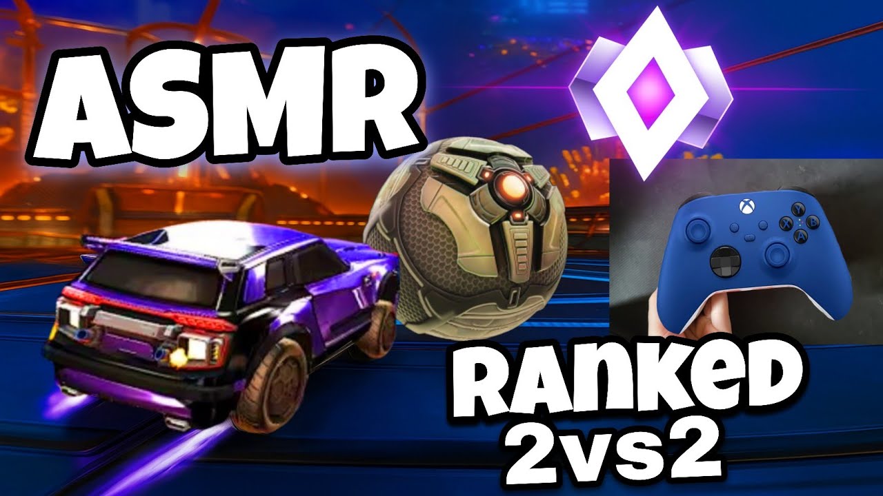 ASMR Français • RELAXATION INTENSE EN RANKED 2VS2 SUR ROCKET LEAGUE AVEC LA HAND CAM 😴💤