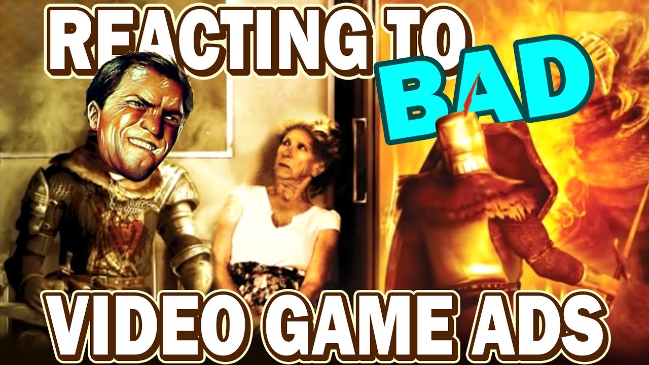Reacting to Terrible to Terribly Awesome Video Game Ads | JurassicNinja