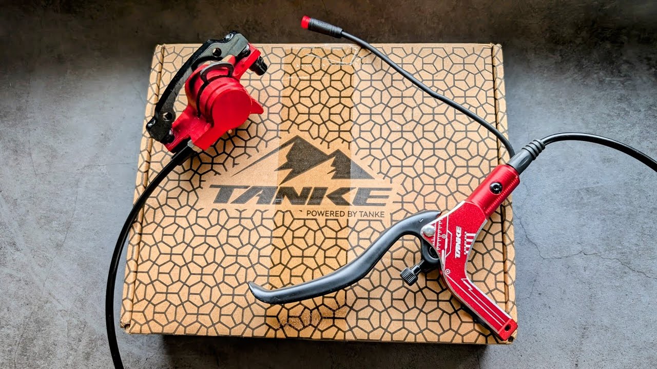 TANKE TB300 E-Bike Hydraulic Disc Brakes - How to Install & Full REVIEW!