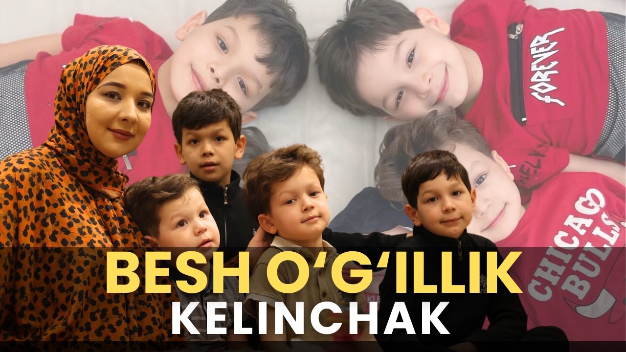 EGIZAKLARIM BIR-BIRIGA O'XSHAMAYDI – BESH BOLALI KELINCHAK | ЭГИЗАКЛАРИМ БИР–БИРИГА ЎХШАМАЙДИ