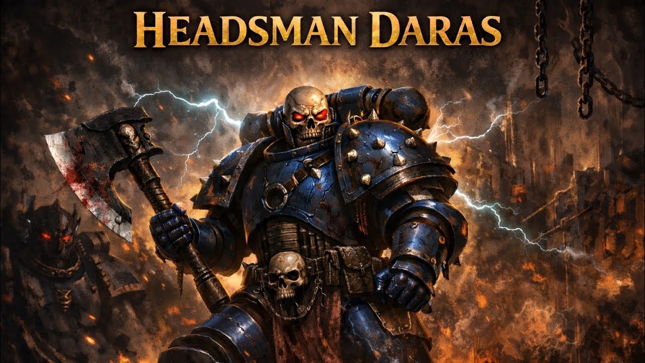 HEADSMAN DARAS (OBSIDIAN PRODUCTIONS)(WARHAMMER 40K)(MUSIC)(NIGHT LORDS)