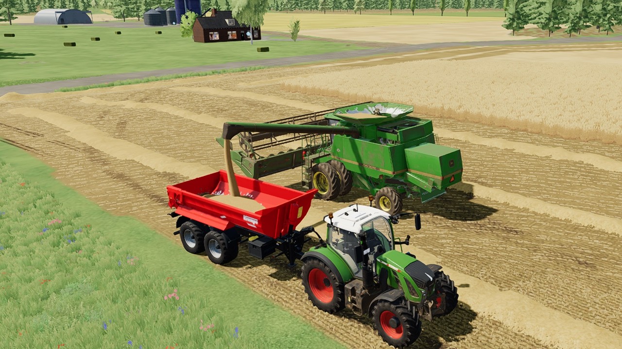 Fs22 Bon r&eacute;glage, bon d&eacute;bit de chantier