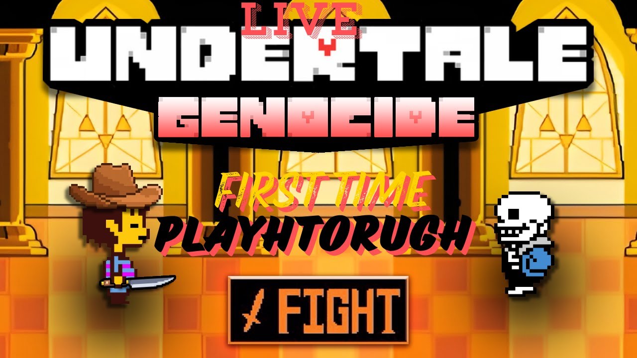 Undertale my first genocide run come say hi