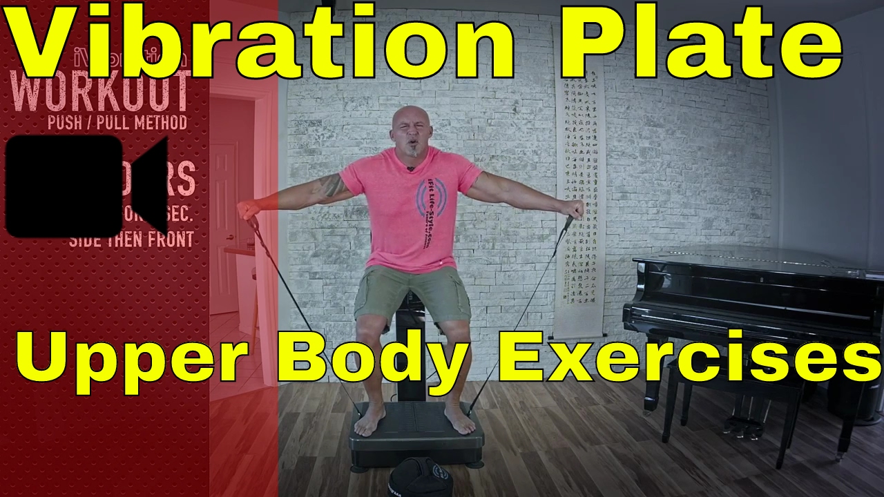 Whole Body Vibration plate exercise upper body