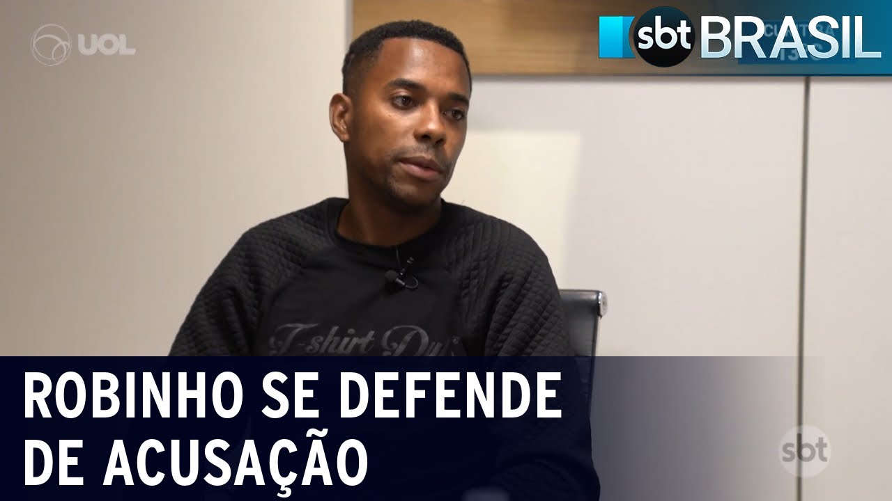 Acusado de violência sexual, jogador Robinho se defende | SBT Brasil (17/10/20)