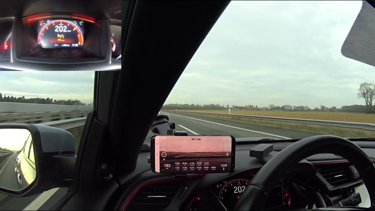 Honda Civic Type R  FK8 ( stage 2 ) Top Speed Dragy ( 2 )