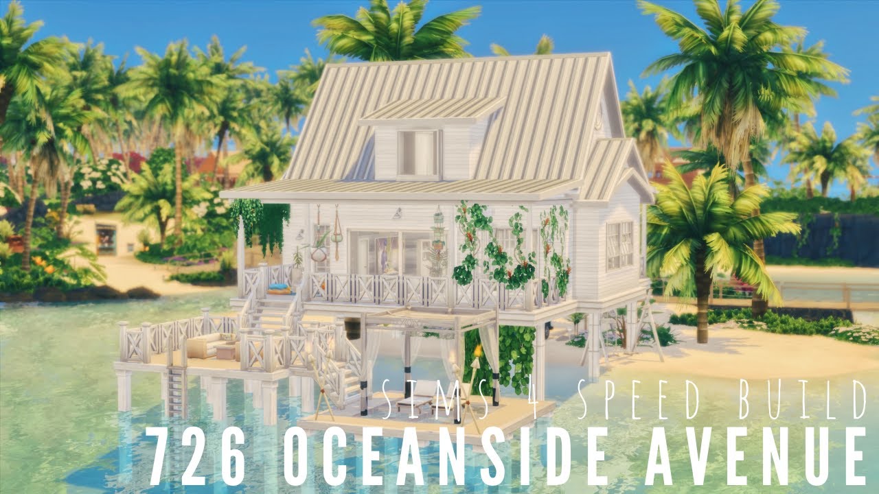 726 OCEANSIDE AVENUE | Sims 4 Speed Build