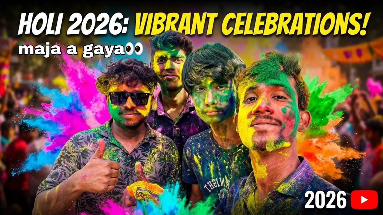 Holi vlog 2026 || Happy Holi funny vlog || 