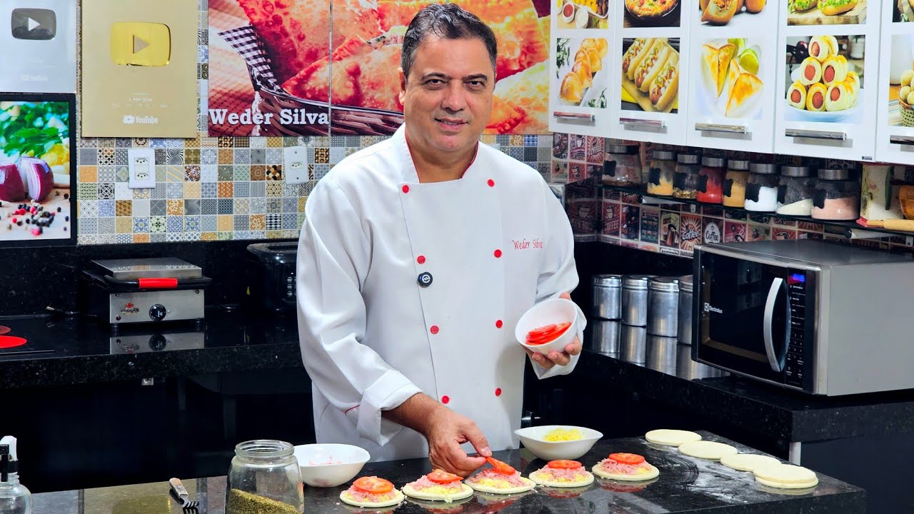 PIZZA FRITA SALGADO MUITO FÁCIL UMA DELÍCIA