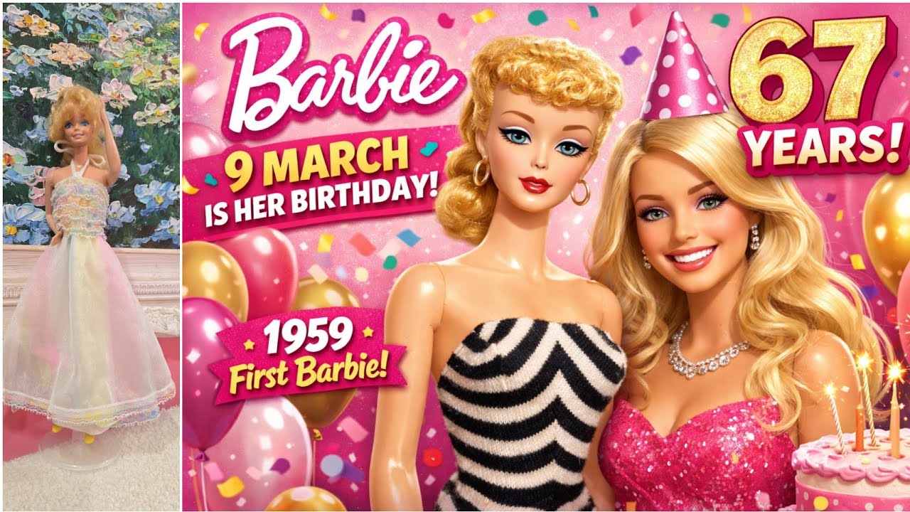 Happy birthday Barbie 67 years Feliz cumpleaños Barbie revistas