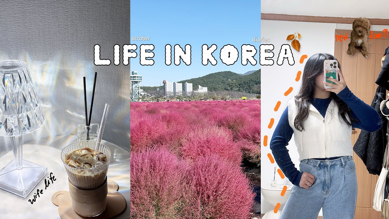 Life in Korea 🍂 chuseok, more cooking, my first autumn🌻 + meet our new puppy 🐶🤎