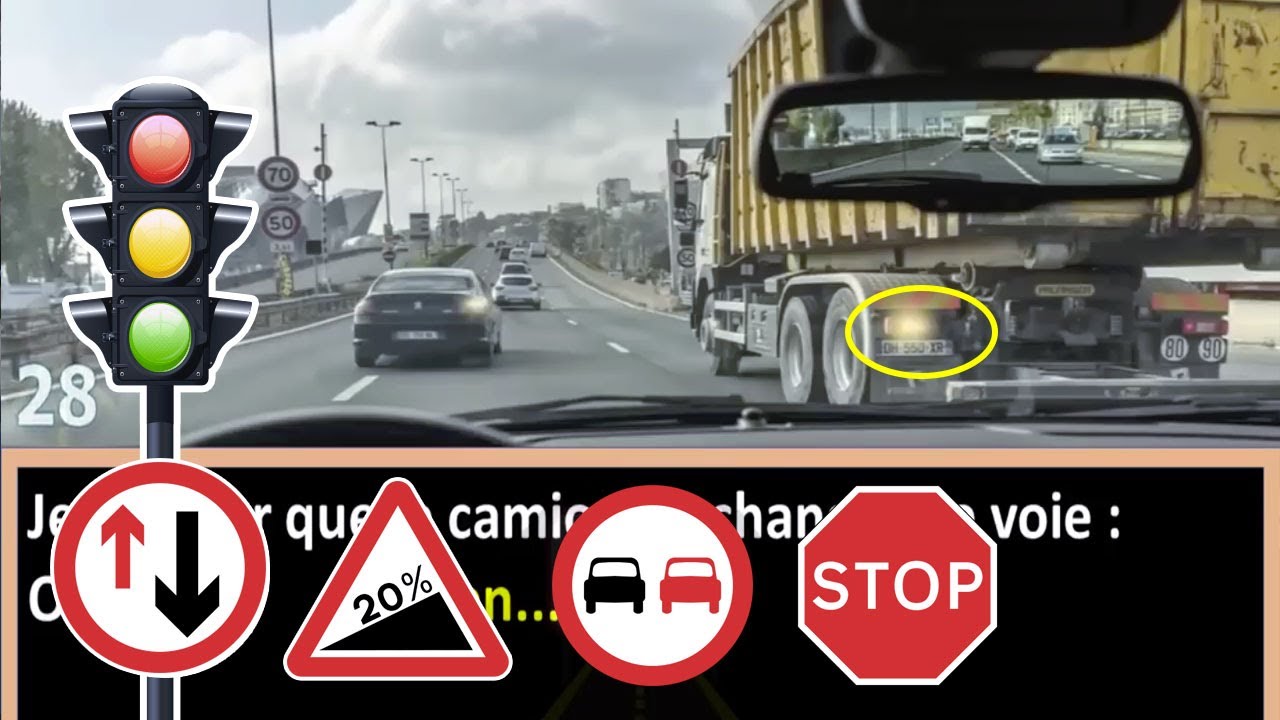 2024 Nouveau examen code de la route ✅ france 😘 Test Examen théorique permis de conduire 2