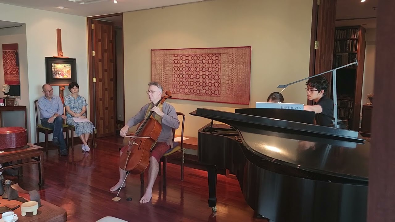House concert (part 1) - Rumi 'The Drunken Gnat' & Beethoven Sonata #3 