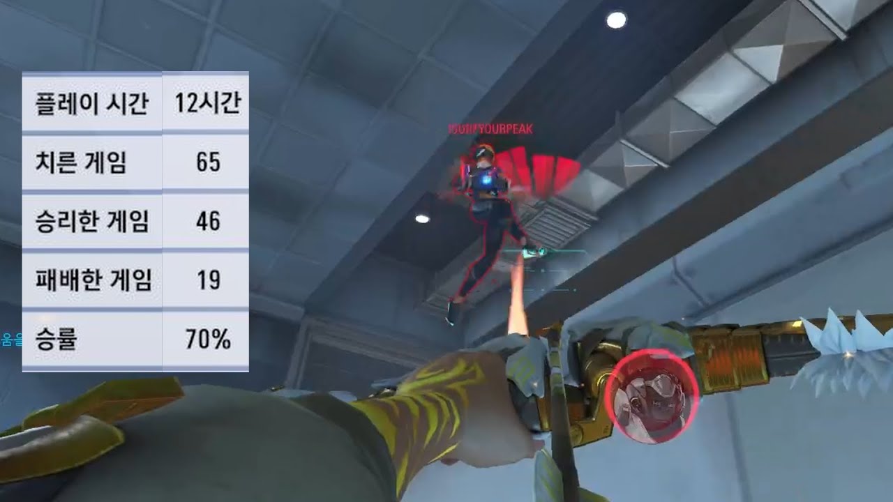 챔피언 구간 한조 승률 70% 찍을 수 있었던 이유