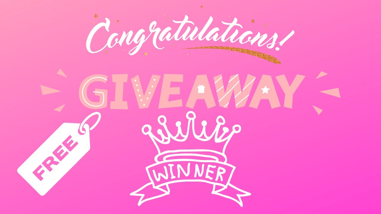 Weekly Giveaway Winners Announced 🎉 03/19 --/WIGTYPES.COM