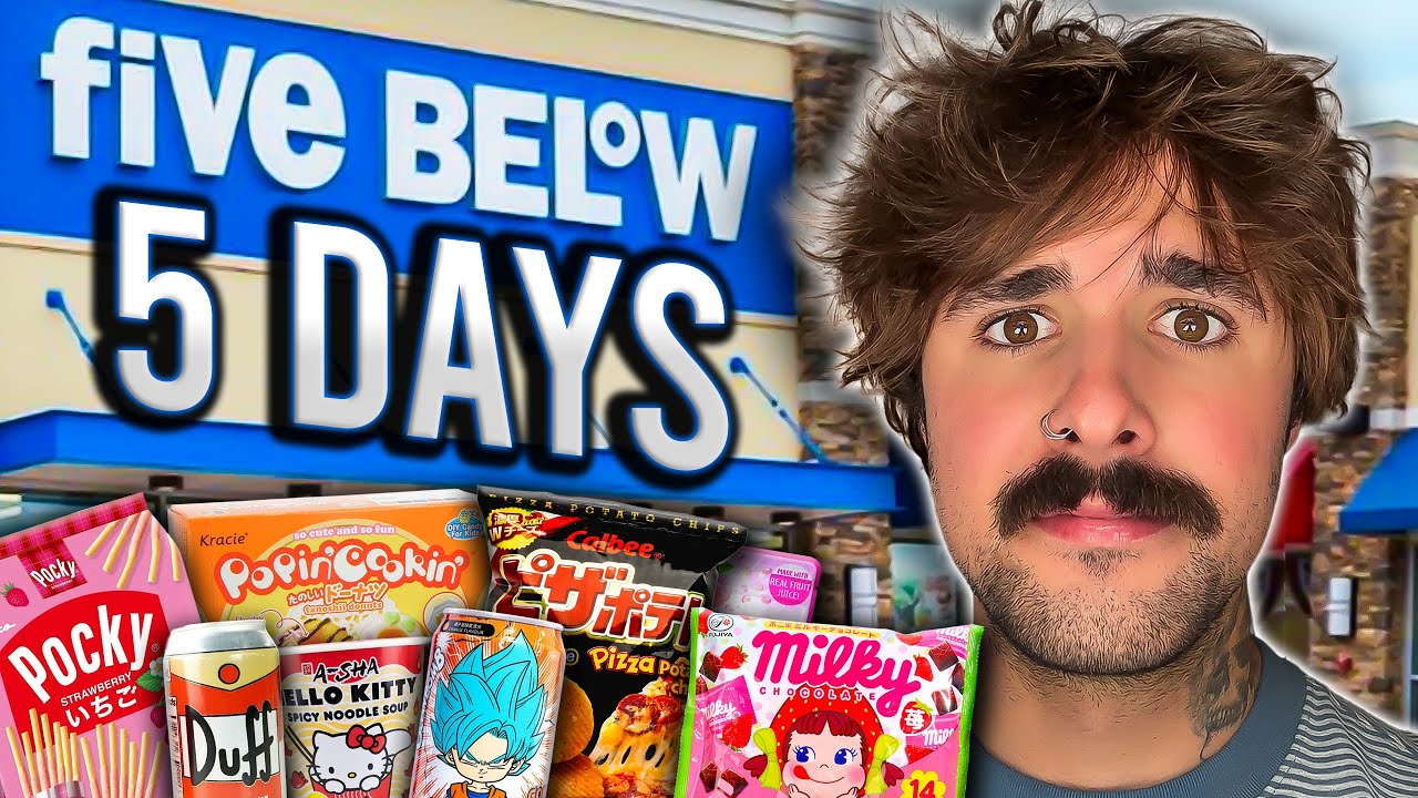 Eating ONLY 5 Below Food for 5 Days!