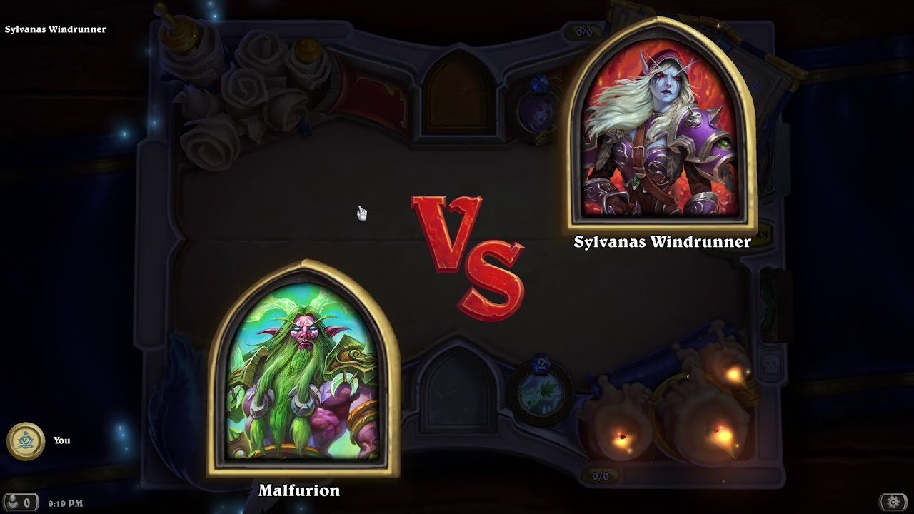 Book of Heroes Malfurion vs Sylvanas Windrunner | Hearthstone Book of Heroes