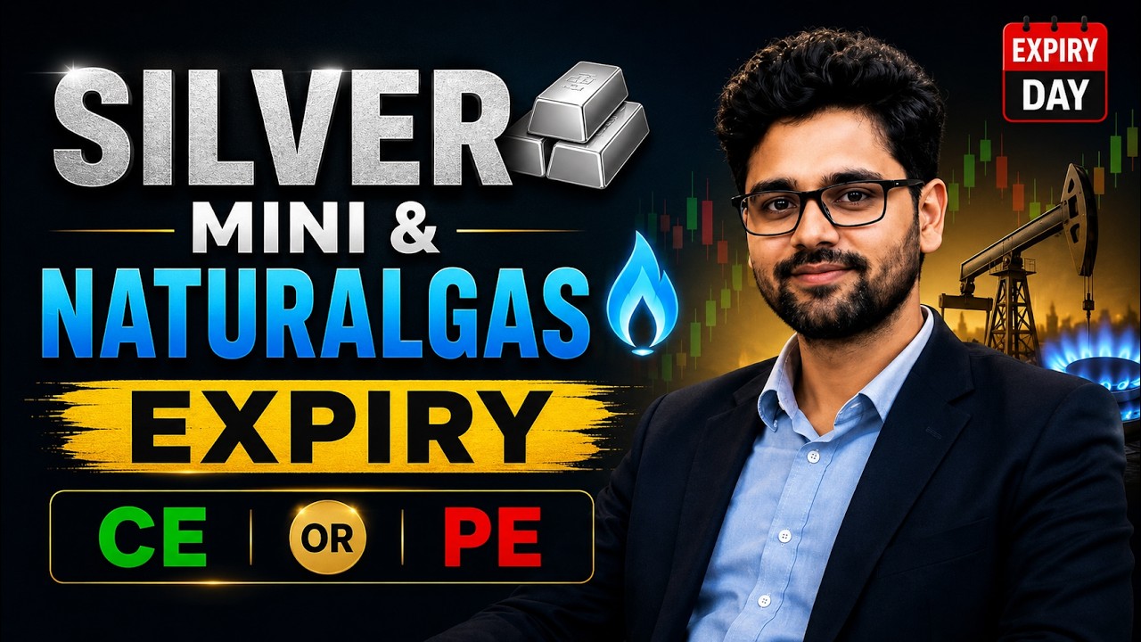 Natural gas & silver mini expiry day | LIVE Trading today Aug 24th Monday #tradeasylive #mcx #crude