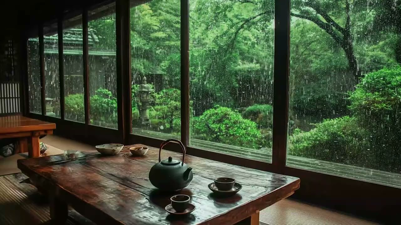 3 Hours Relaxing Piano Music and Rain Sounds for Sleeping - Fall Into Sleep, Insomnia, Stress Relief