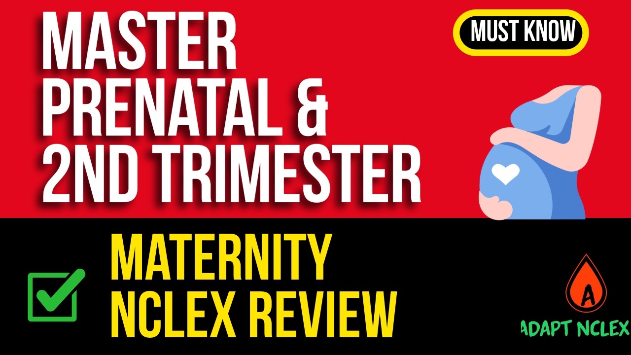 NCLEX Prep: Maternity Nursing – Prenatal & Second Trimester Concepts | NCLEX Review