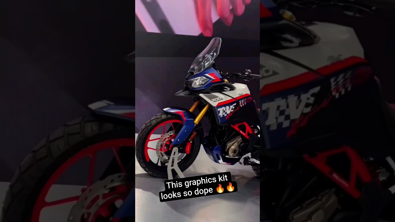 TVS APACHE RTX 300 IN UNIQUE GRAPHICS KIT!! THIS LOOKS FABULOUS 🔥🔥 