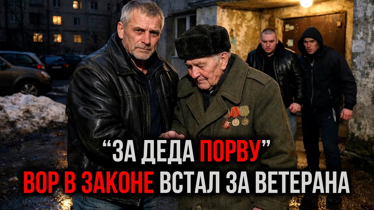 Отморозки тронули ВЕТЕРАНА и ПОЖАЛЕЛИ — за деда впрягся ВОР В ЗАКОНЕ, которого он СПАС 15 лет назад