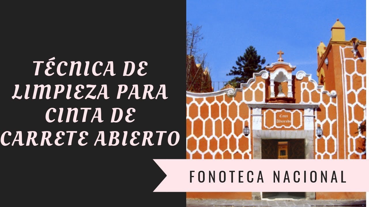 Técnica de limpieza para cinta de carrete abierto