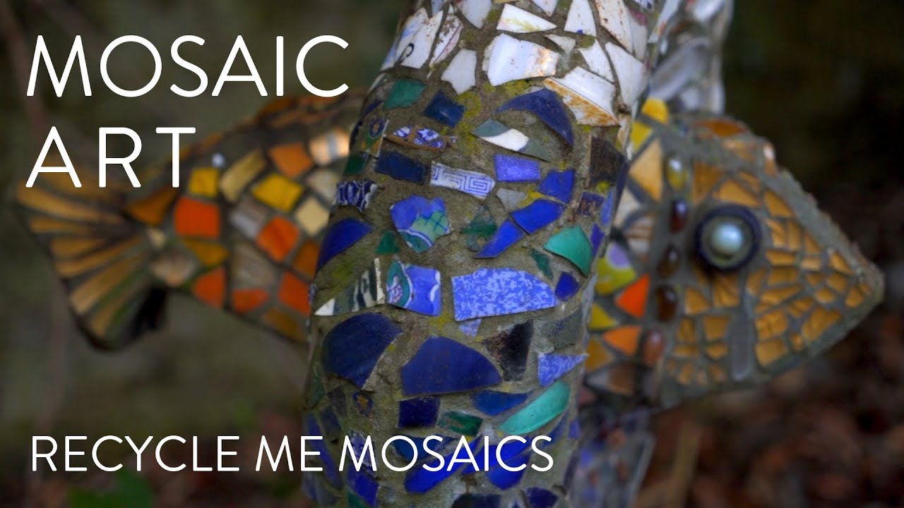 Mosaic Art made by Recycle Me Mosaics ~ A glimpse into the mosaic world of Katy Galbraith