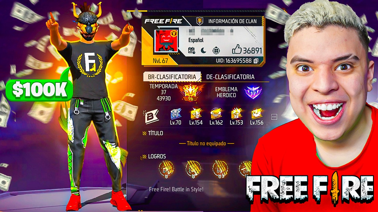 ¡LAS CUENTAS MÁS EXCLUSIVAS CHETADAS Y CARAS DE LA HISTORIA DE FREE FIRE! 😱 *💎 1.000.000 💎 *