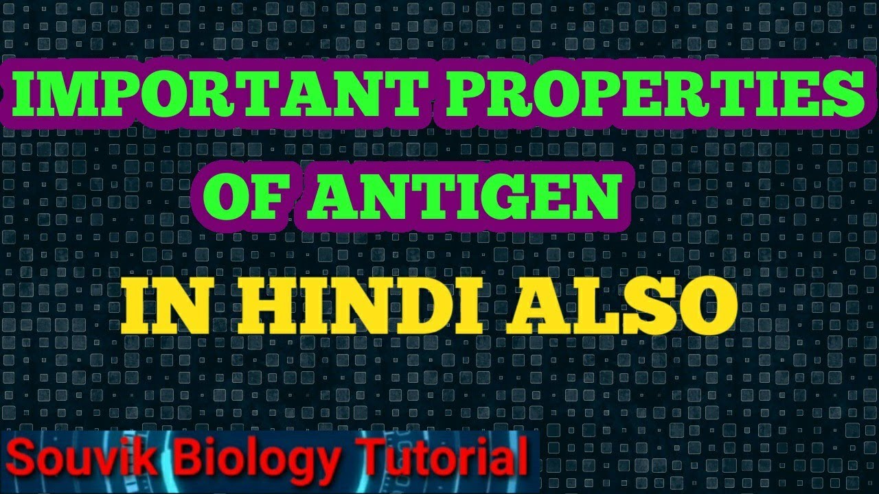 ANTIGEN:- IMPORTANT PROPERTIES | ANTIGEN CHARACTERISTICS