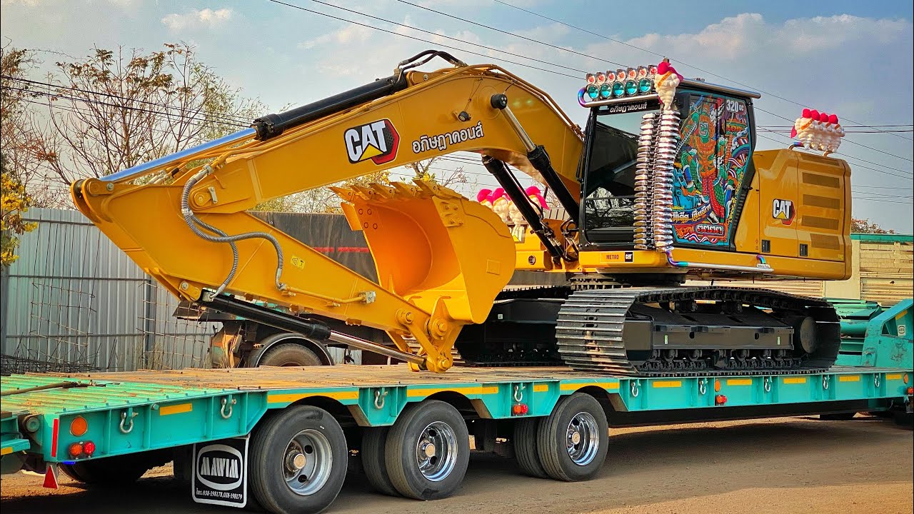 งานแรกของCAT320GCเล่นหินคลุกเลย มาดูมุมนี้ของเจ้าทศกัณฐ์ครับ
