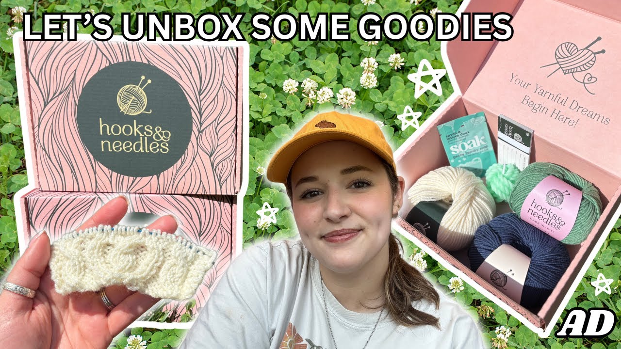 Unboxing TWO Hooks and Needles Subscription Boxes! || Sponsored AD