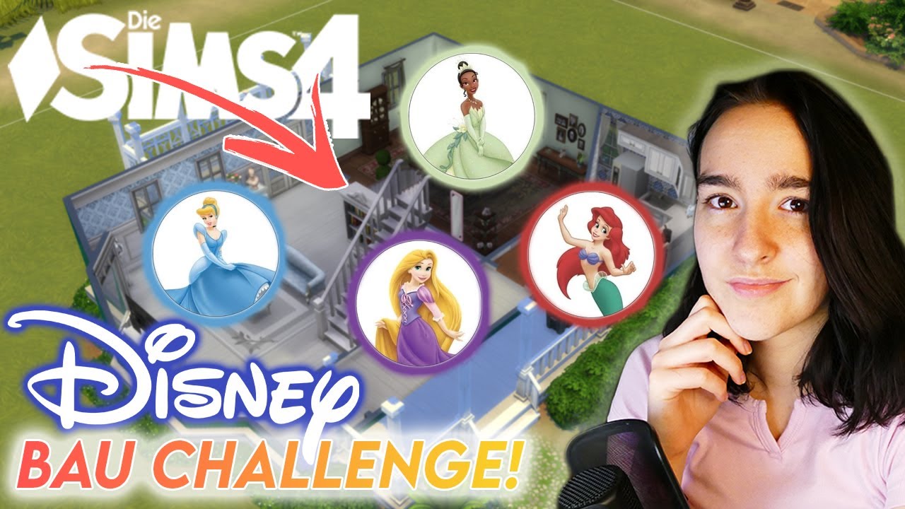 👑 Jeder Raum ist eine andere Disney Prinzessin! 😳🤦🏻‍♀️ Bau Challenge Sims 4 Deutsch