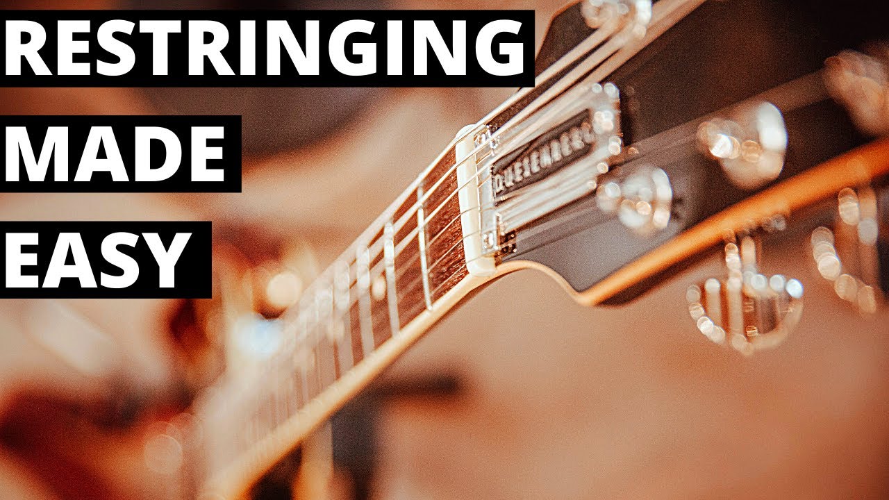 How to keep NEW guitar strings IN TUNE - best stringing method for improved tuning stability