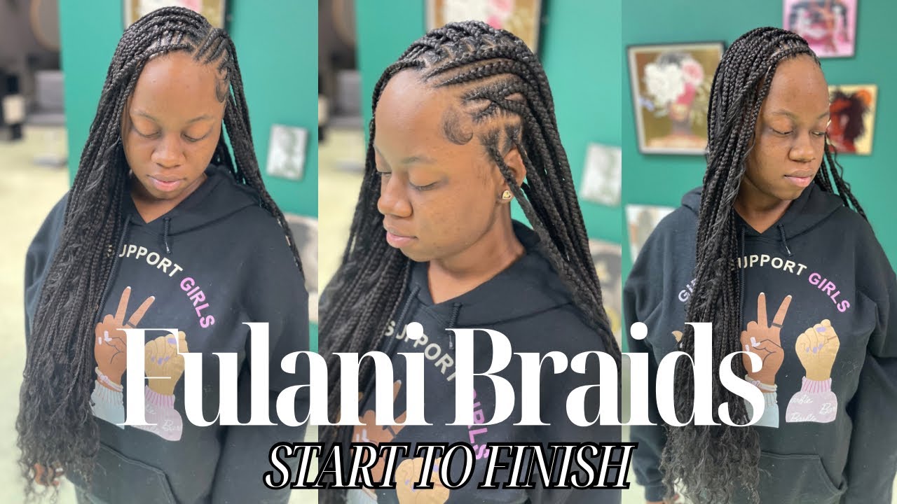 Flip Over Fulani Braids ft. Freetress deep twist hair | BOHO braids| ArtryssaGlamTresses