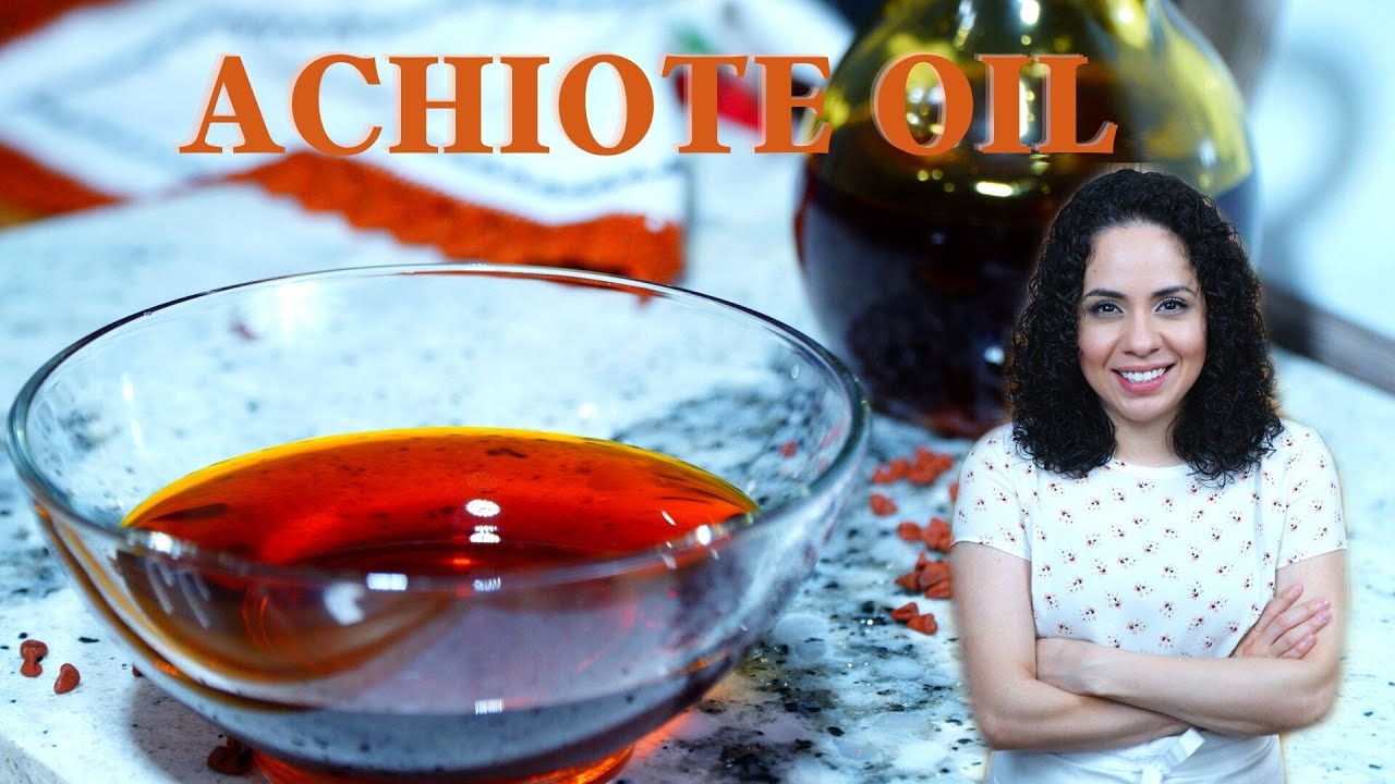 How to make ACHIOTE OR ANNATTO Oil | Achiote oil recipe | Villa Cocina
