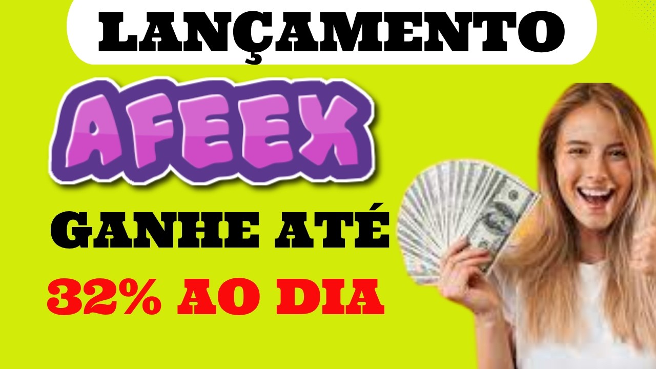 🎯LAN&Ccedil;OU AFEEX MINERADORA DE CRIPTOMOEDA PAGANDO AT&Eacute; 32% AO DIA