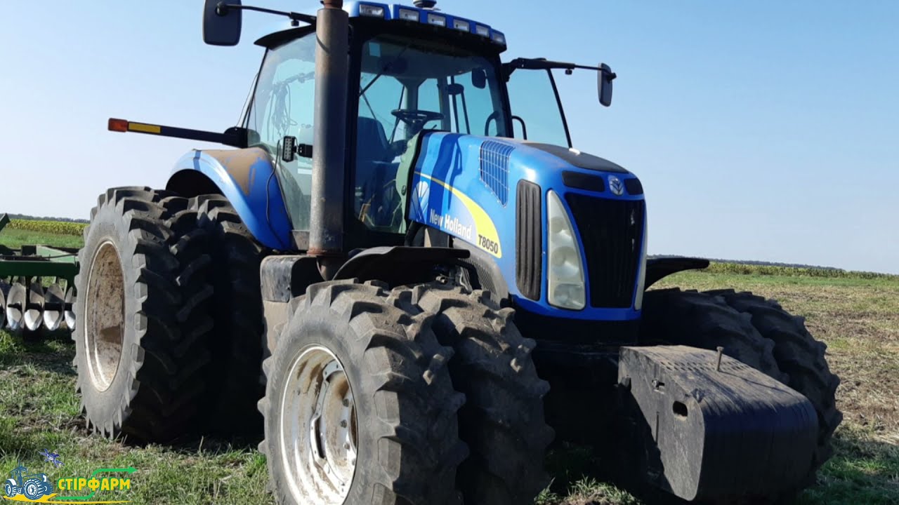 Гідравлічний автопілот на непідготовленому тракторі New Holland T8050.