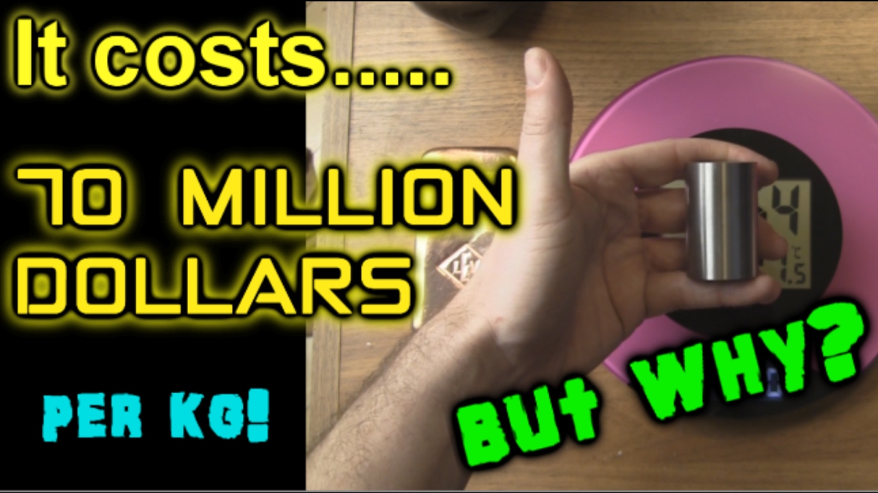 It costs 70 MILLION dollars per kg! But why?