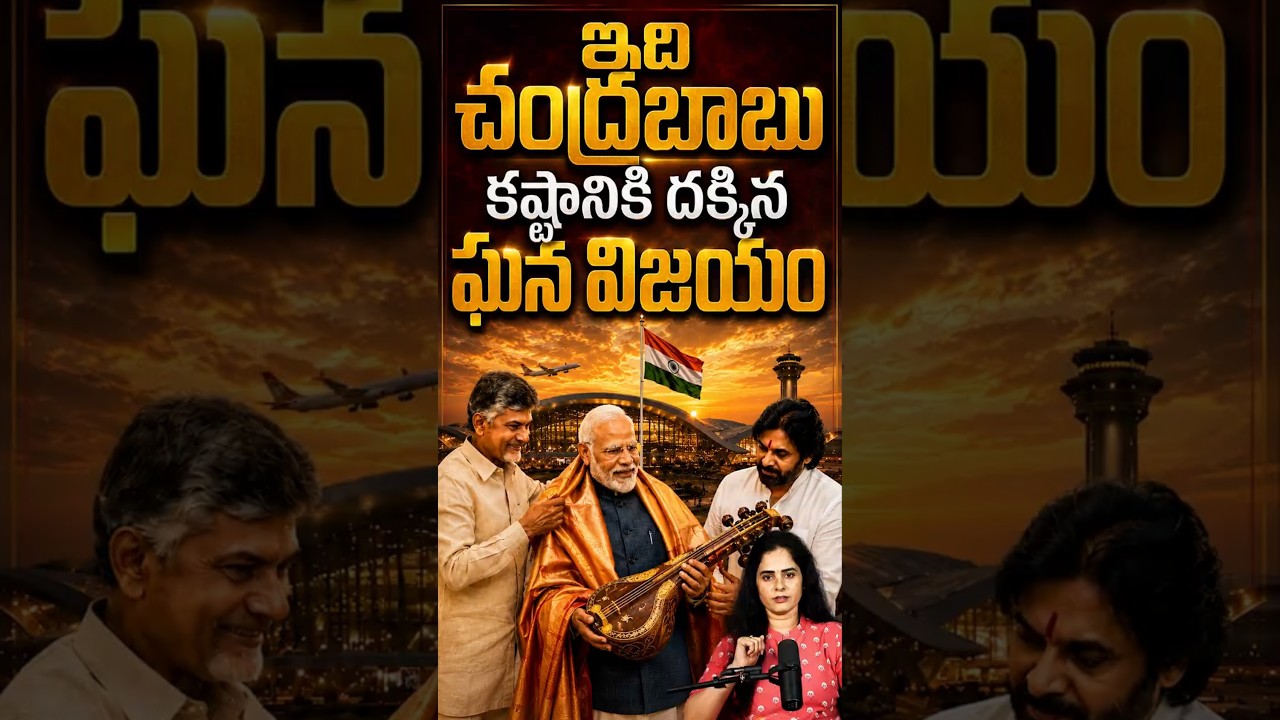 ఇది చంద్రబాబు కష్టానికి దక్కిన&nbsp;ఘన విజయం! #BhogapuramAirport #NarendraModi #Chandrababu #NorthAndhra