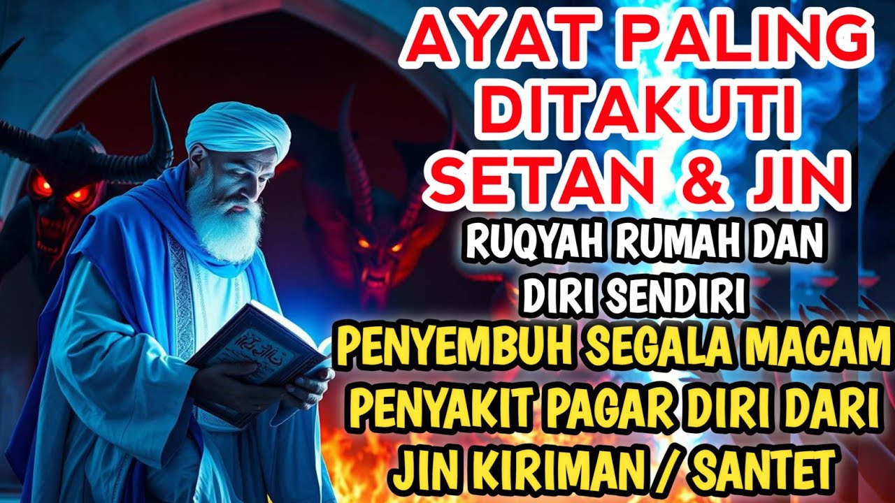 RUQYAH RUMAH PENGUSIR JIN, SETAN & SIHIR DI RUMAH & TUBUH, PENENANG HATI & PIKIRAN | ALAA AQEL