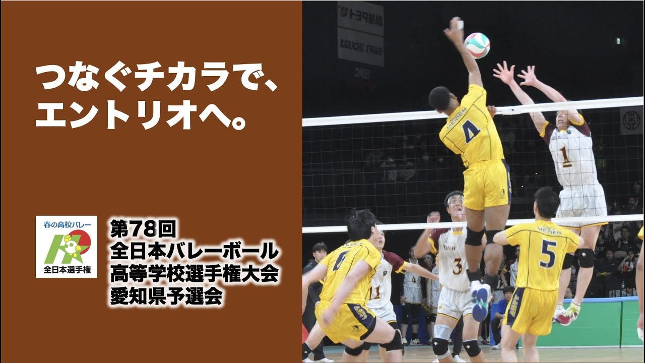 【インタビュー】第78回全日本バレーボール高等学校選手権大会　愛知県代表決定戦　男女優勝校