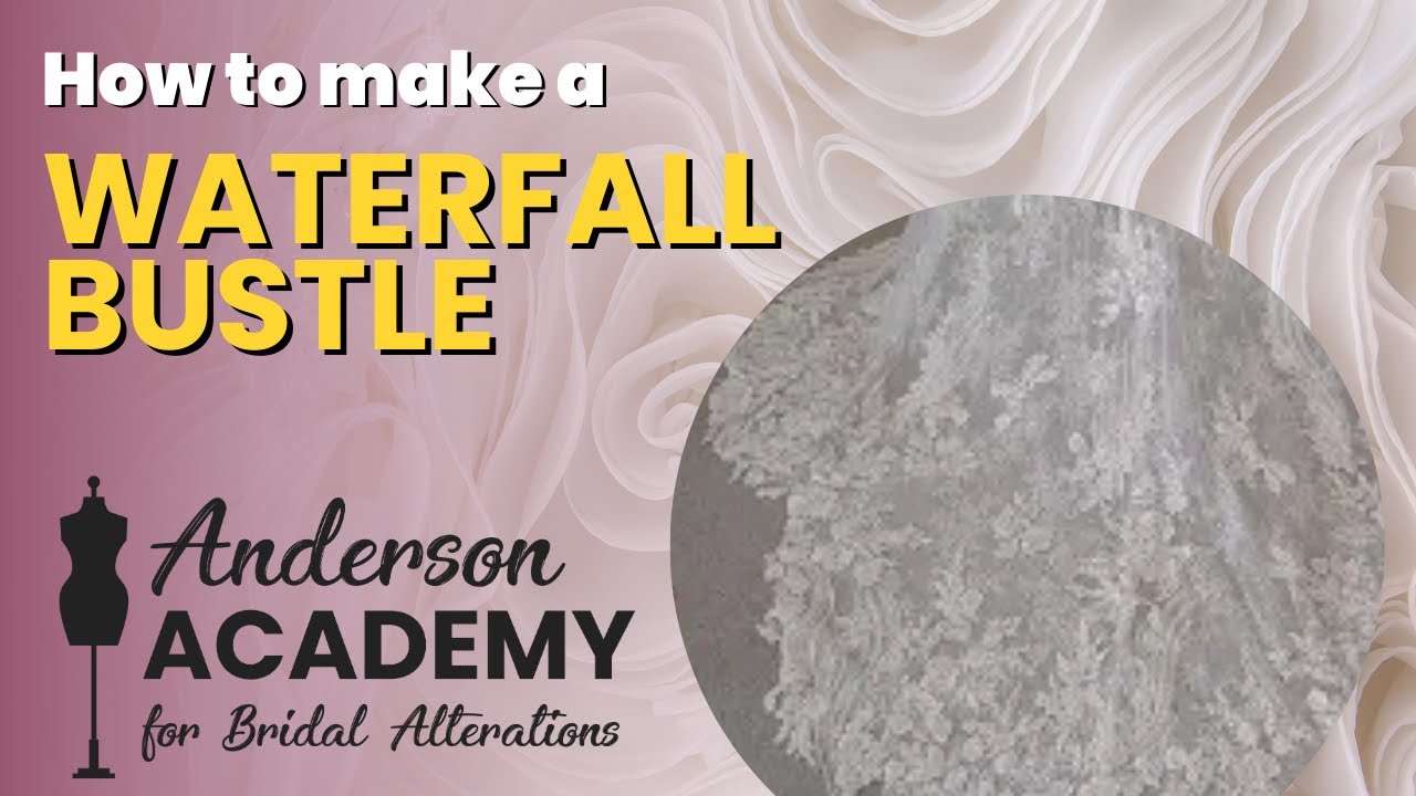How to make a Waterfall Bustle sewing tutorial