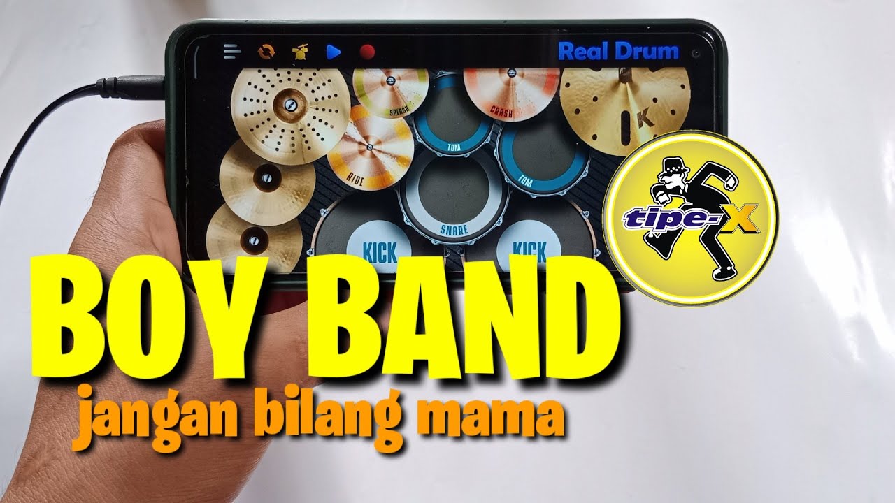 BOY BAND - TIPE-X || REAL DRUM COVER
