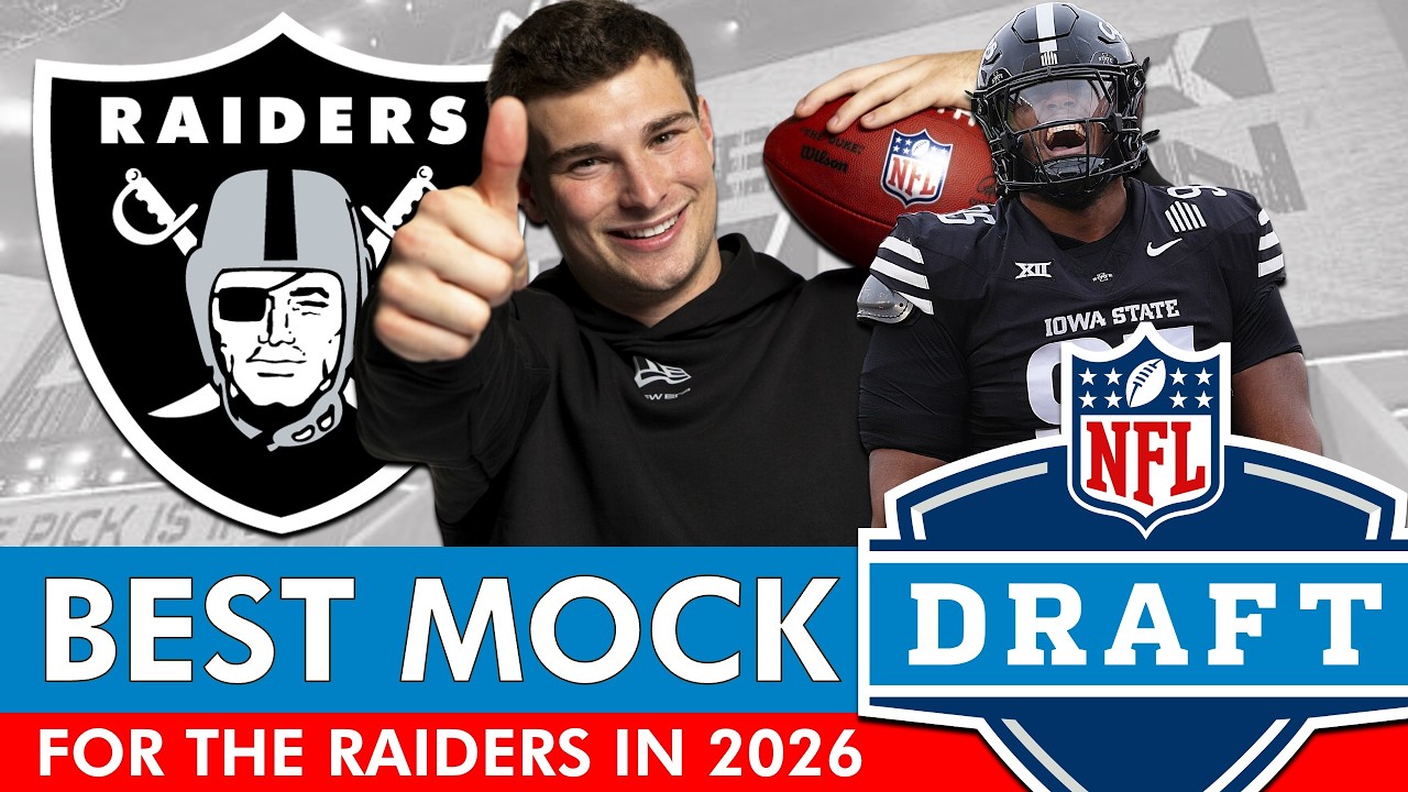 BEST Raiders Mock Draft Of The 2026 NFL Offseason