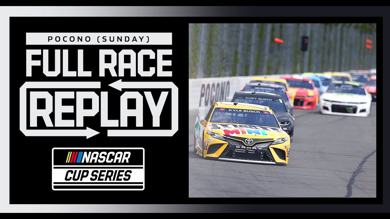 Explore the Pocono Mountains 350 from Pocono Raceway | NASCAR Cup Series Full Race Replay  (Sunday)