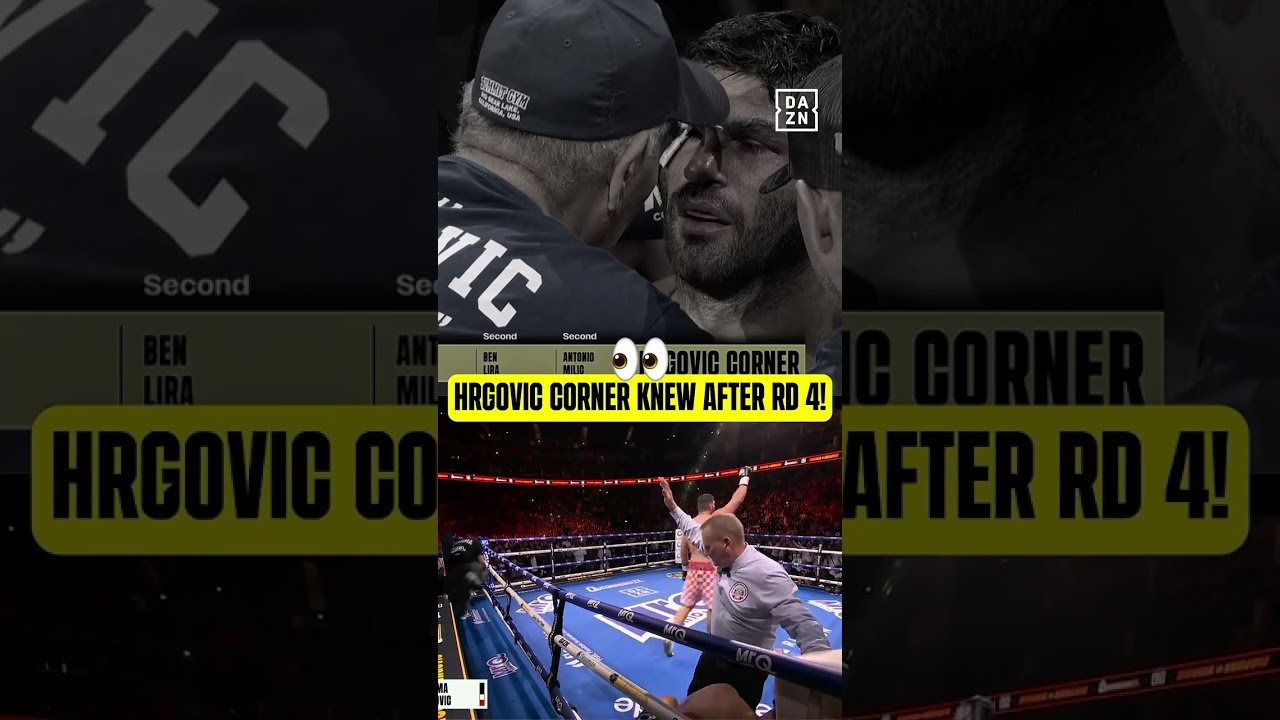 Hrgovic's corner knew Moses was GASSED!